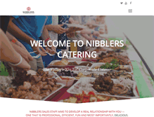 Tablet Screenshot of nibblerscatering.com
